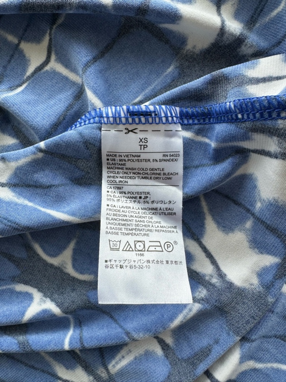 Banana Republic Blue Light Casual Summer Beach Travel Dress Women’s Size XS - Picture 5 of 9